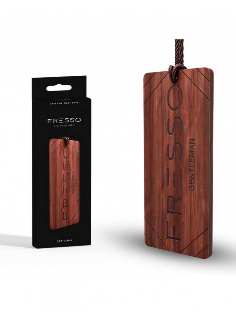 FRESSO Signature Man Wooden Hanging Air Freshener