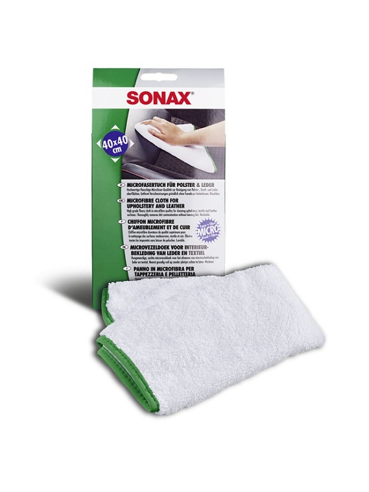 SONAX Microfibre Cloth for Upholstery and Leather 