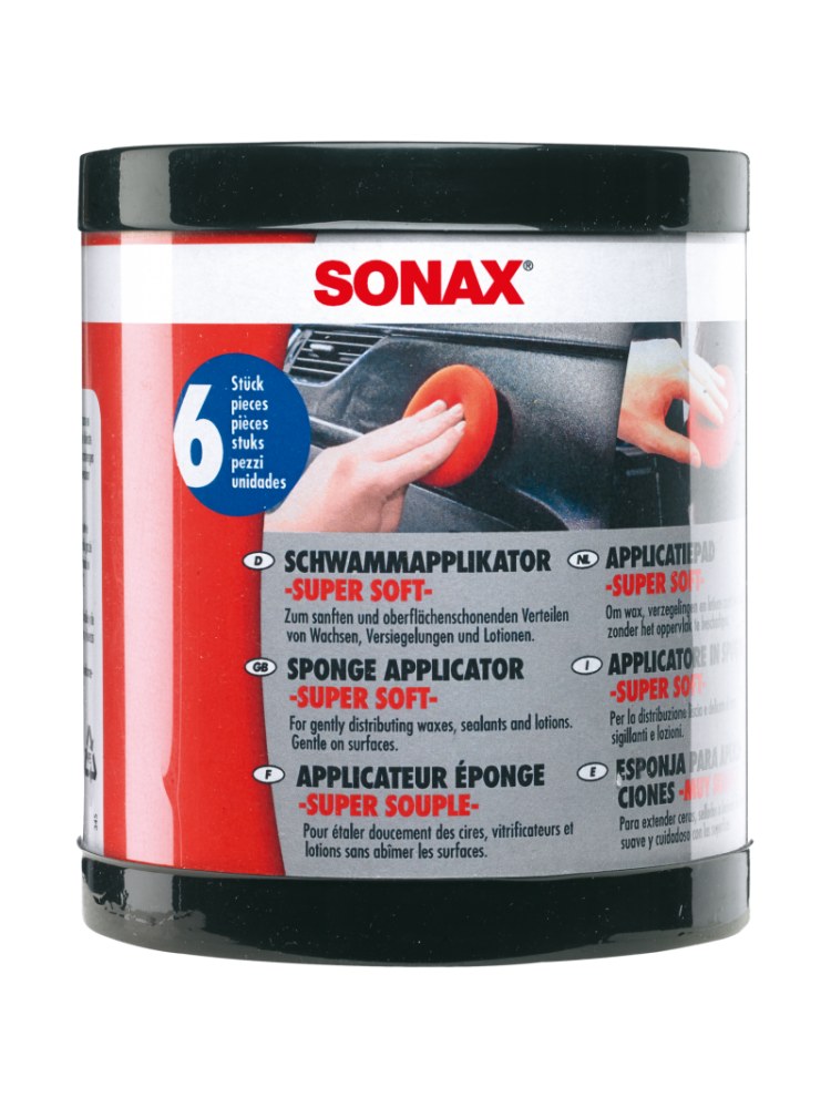 SONAX Super Soft Sponge Applicators (6 pcs)